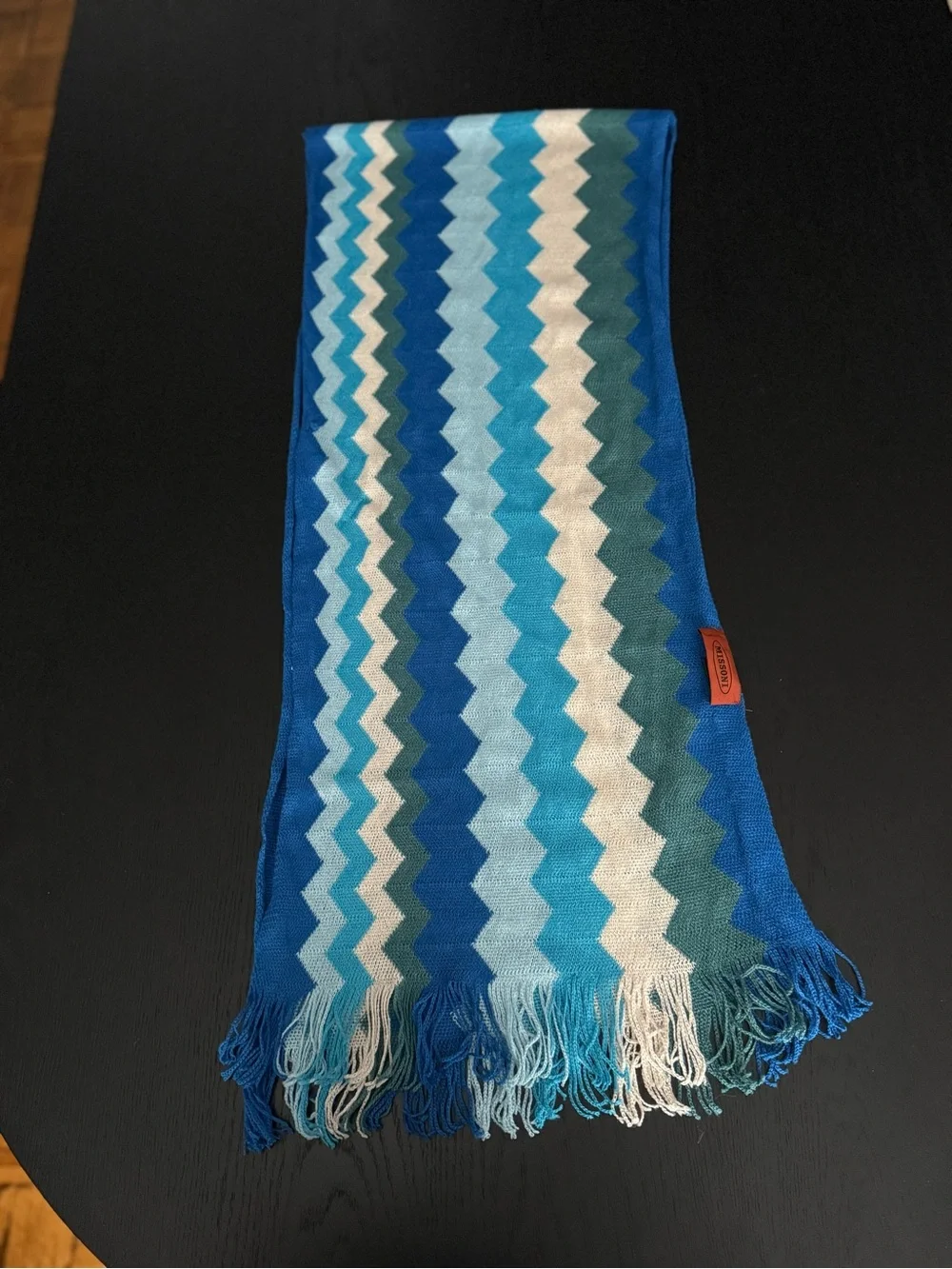 Missoni blue chevron